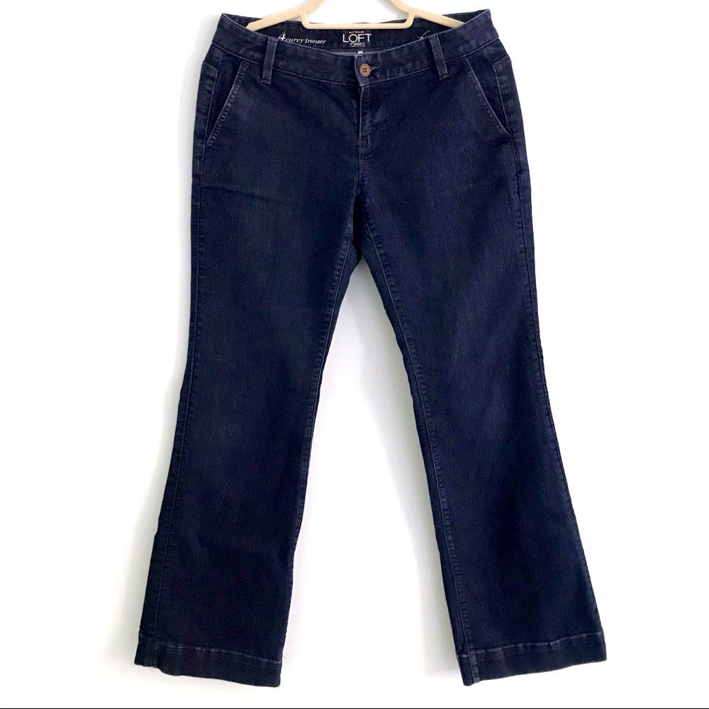 Ann Taylor LOFT Boot Cut Curvy Trouser Jeans